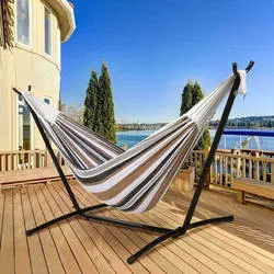 Hammock with Stand Folding Camping Double