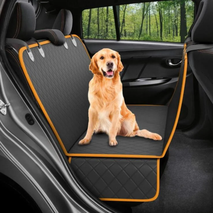 Wholesale Pet Product Non-Slip Dog Car Scratchproof Hammock for Dog Car Seat Cover Outdoor Travel Backseat Protection Convertible Anti-Scratch Hammock 5% off