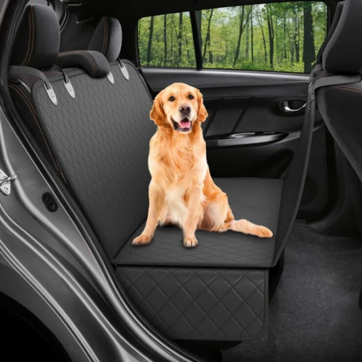 Wholesale Pet Product Non-Slip Dog Car Scratchproof Hammock for Dog Car Seat Cover Outdoor Travel Backseat Protection Convertible Anti-Scratch Hammock 5% off