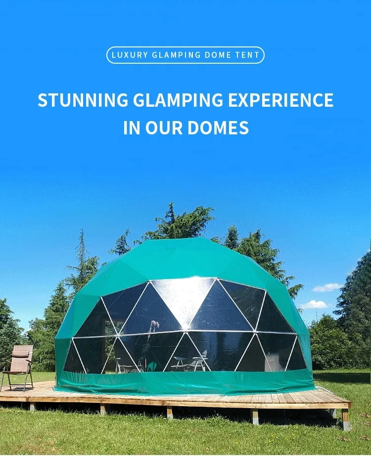 Luxury Outdoor Glamping Dome Tent Geodesic Dome Tent for Glamping House