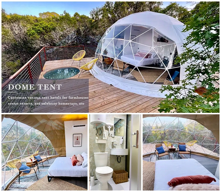 Four Season Luxury Glamping Hotel Dome Tent for Camping