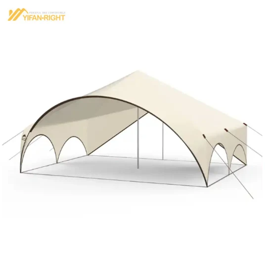 Latest Design Waterproof Fabric Camping Tent with Inner Sun Shelter for 6person