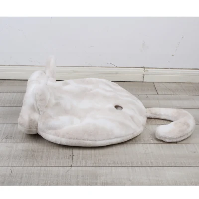 Pet Product Sleeping Cat Bag with Comfortable Long Cosy Pattern Nelli Plush in Cat Design