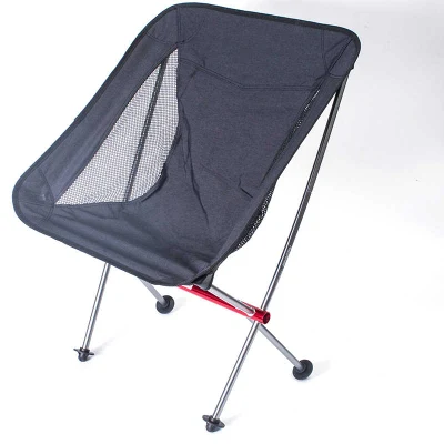 Manufacturers Custom Outdoor Ultralight Portable Folding Moon Camping Chair for Beach Hiking Picnic