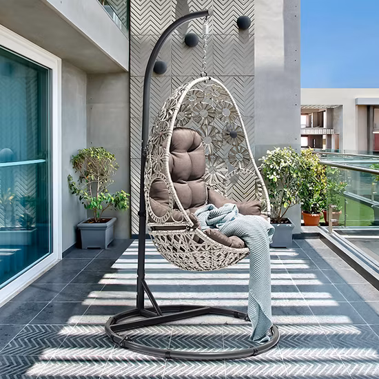 Modern Indoor Living Room Egg Hammock Bedroom Hanging Swing Chair