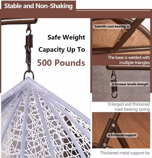 Outdoor Patio Hammock Swing Chair