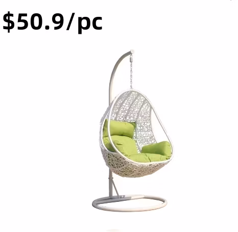 Modern Garden Single Hanging Chair Patio Hammock Swing Chair